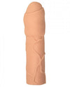 Natural Realskin Uncircumcised Xtender Vibrating Beige